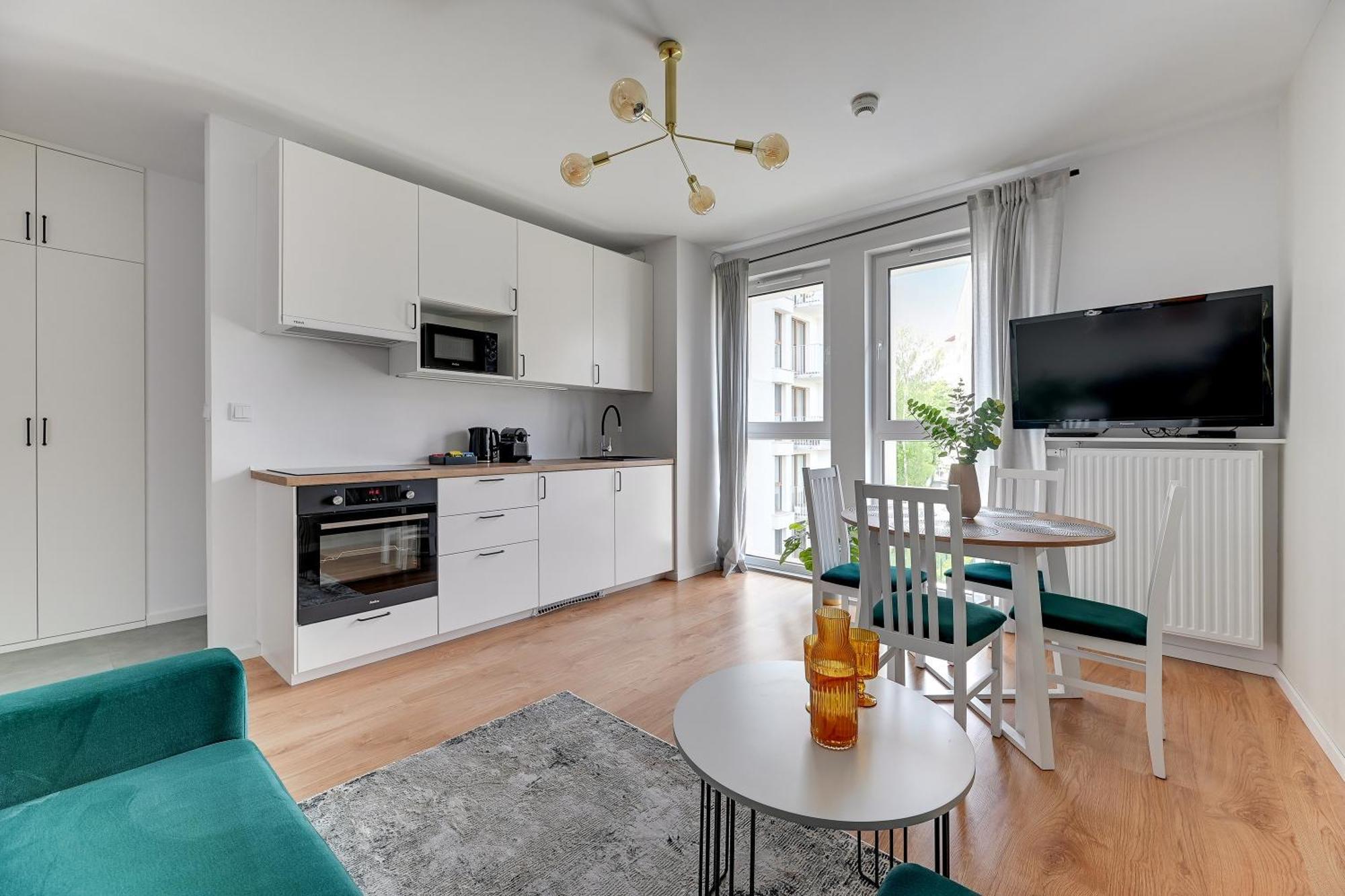 גדנסק Aura 40 City Center By Downtown Apartments חדר תמונה