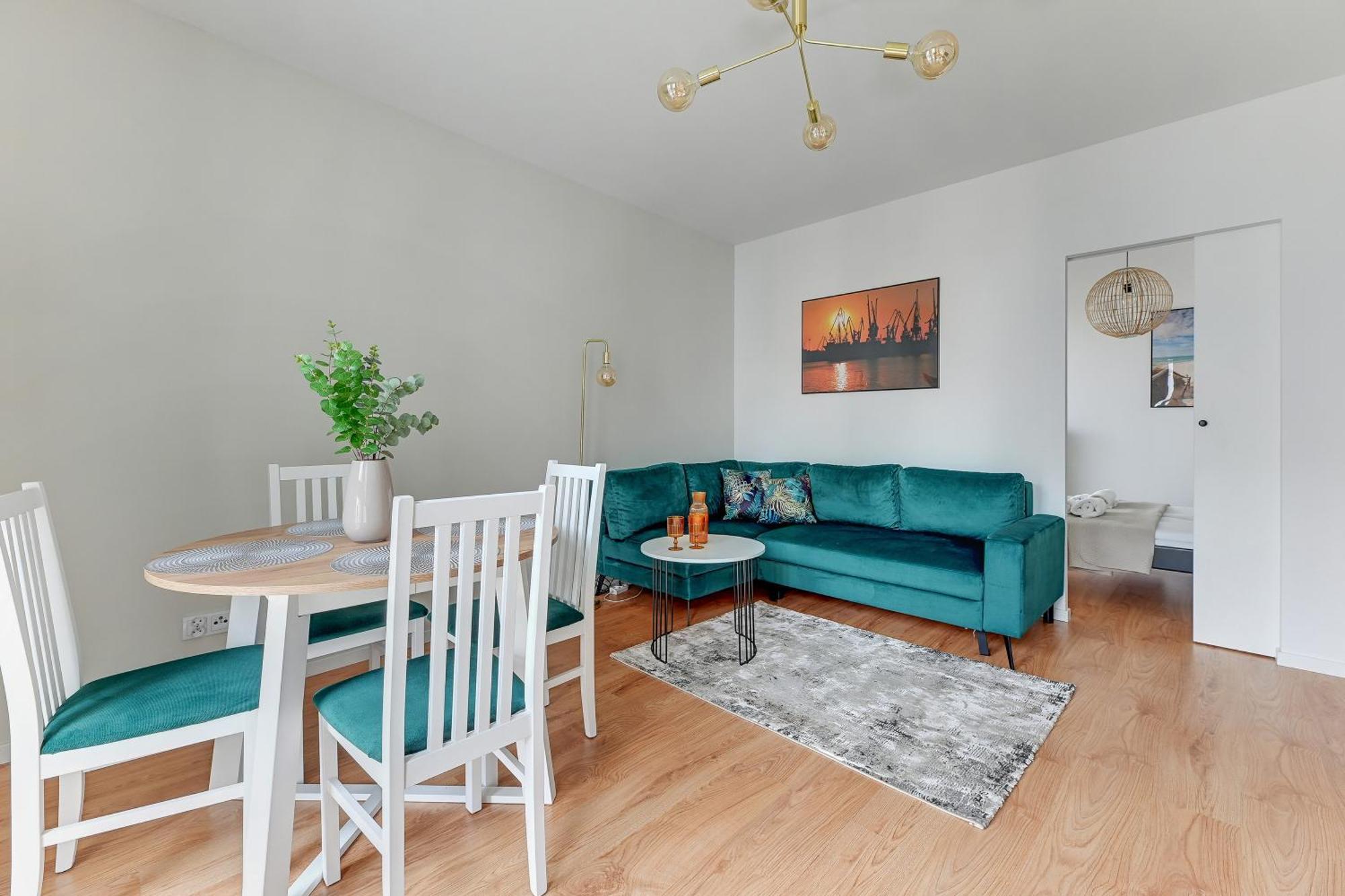 גדנסק Aura 40 City Center By Downtown Apartments חדר תמונה
